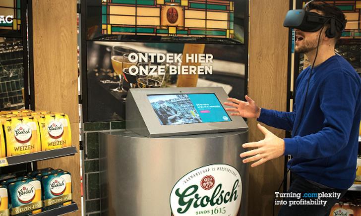 Grolsch Virtual Reality proefbrouwerij